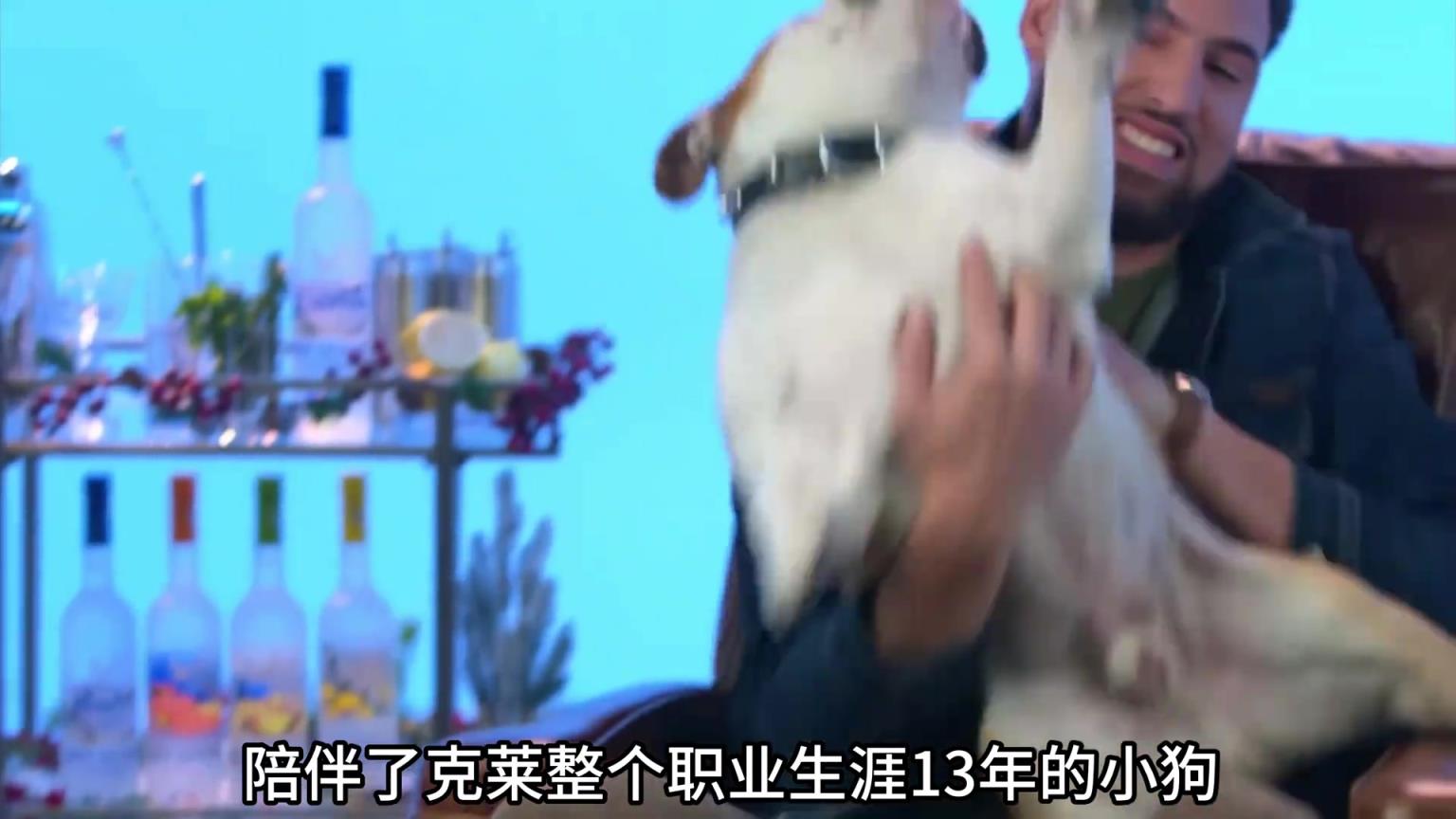 陪伴克萊13年的小狗去世了，不敢相信克萊得多么傷心